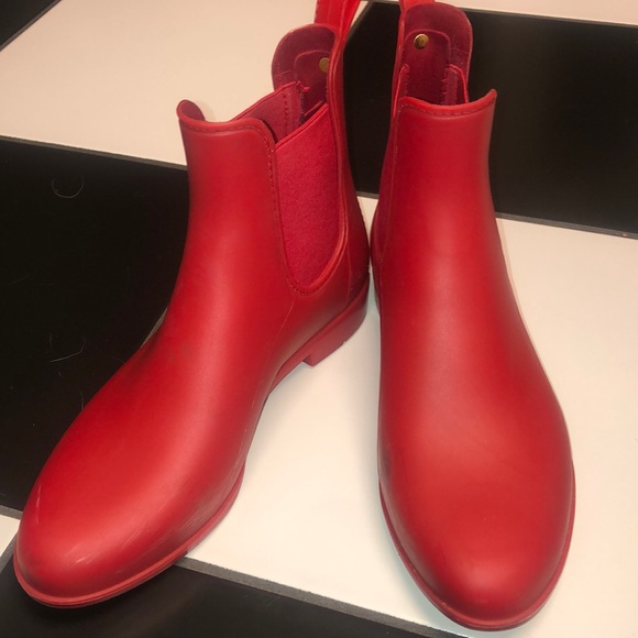 Sam Edelman Shoes - Red Chelsea Rainboots